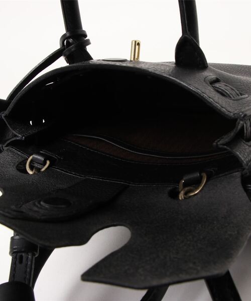 genten（ゲンテン）の「ミネルヴァ　2WAYミニバーキン（ショルダーバッグ・レディース・ブラウン/ブラック/モカ/アイボリー・FREE）」の9枚目の写真