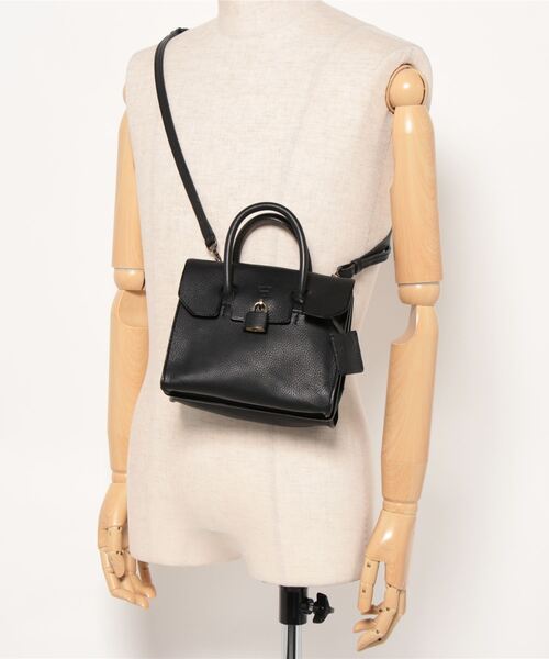 genten（ゲンテン）の「ミネルヴァ　2WAYミニバーキン（ショルダーバッグ・レディース・ブラウン/ブラック/モカ/アイボリー・FREE）」の10枚目の写真