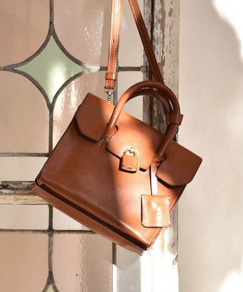 genten（ゲンテン）の「ミネルヴァ　2WAYミニバーキン（ショルダーバッグ・レディース・ブラウン/ブラック/モカ/アイボリー・FREE）」の5枚目の写真