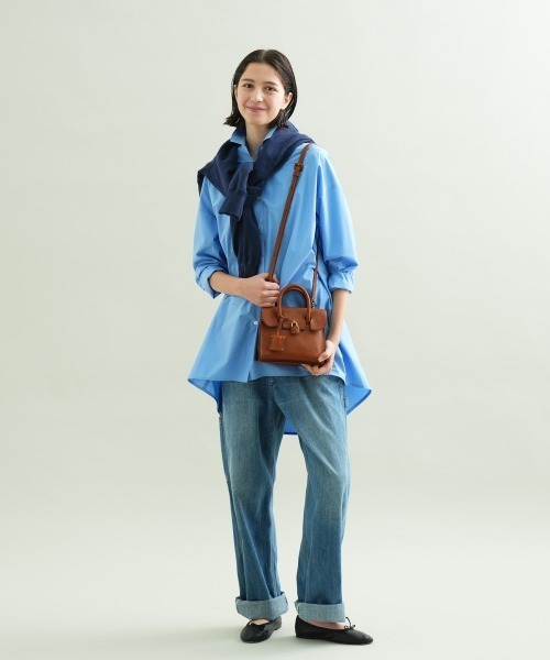 genten（ゲンテン）の「ミネルヴァ　2WAYミニバーキン（ショルダーバッグ・レディース・ブラウン/ブラック/モカ/アイボリー・FREE）」の11枚目の写真