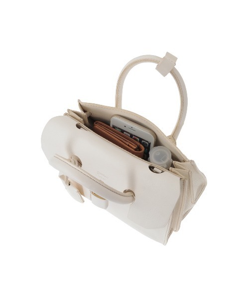 genten（ゲンテン）の「ミネルヴァ　2WAYミニバーキン（ショルダーバッグ・レディース・ブラウン/ブラック/モカ/アイボリー・FREE）」の15枚目の写真