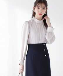 PROPORTION BODY DRESSING | スタンドネックブラウス / 1213110202(シャツ/ブラウス)