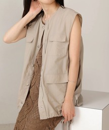 Bab | ミリタリーサイドスリットベスト(ベスト)