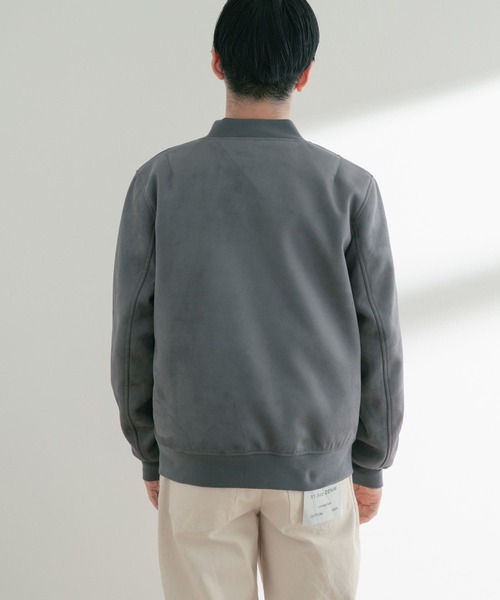 ITEMS URBANRESEARCH（アイテムズ アーバンリサーチ）の「フェイクスエードMA-1（MA-1・メンズ・ベージュ/チャコールグレー/カーキ・MEDIUM/LARGE）」の20枚目の写真