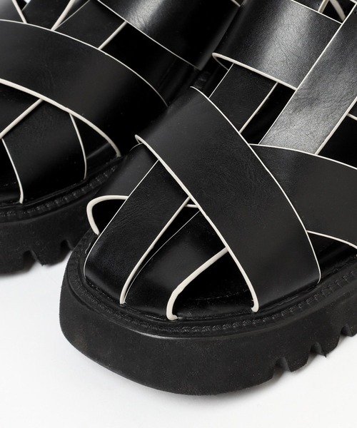 PAGEBOY（ページボーイ）の「バイカラーグルカサンダル（サンダル・レディース・オフホワイト/ブラック系その他/ブラック・M/L）」の14枚目の写真