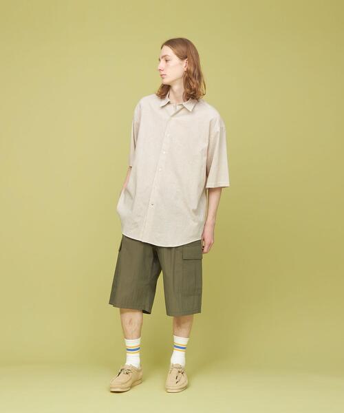 CITEN（シテン）の「＜CITEN＞コットンリネン ストライプ ビッグシャツ（シャツ/ブラウス・メンズ・イエロー/ライトブルー/ベージュ・L/M）」の17枚目の写真