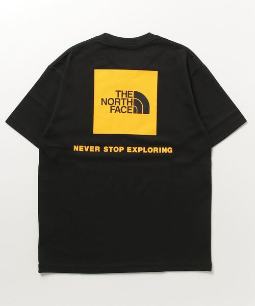 THE NORTH FACE(ザノースフェイス)の「THE NORTH FACE/ザ・ノース・フェイス スクエアロゴ バックプリントTシャツ/ショートスリーブTシャツ/半袖Tシャツ NT32350(Tシャツ/カットソー・メンズ・ブラック/ブラック×ゴールド/ホワイト/ネイビー・S/M/L/XL/XXL)」の12枚目の写真
