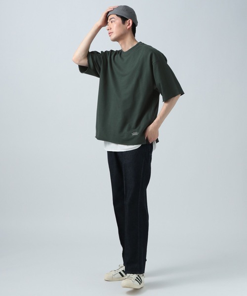 BAYFLOW（ベイフロー）の「【セットアイテム】レイヤードハーフスリーブTシャツ（Tシャツ/カットソー・メンズ・ブルー/グリーン/ピンク/ネイビー・MEDIUM/LARGE）」の20枚目の写真