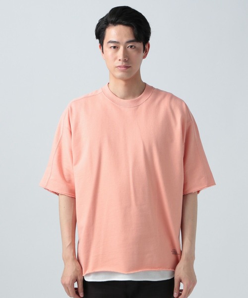 BAYFLOW（ベイフロー）の「【セットアイテム】レイヤードハーフスリーブTシャツ（Tシャツ/カットソー・メンズ・ブルー/グリーン/ピンク/ネイビー・MEDIUM/LARGE）」の17枚目の写真