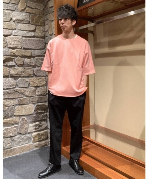 BAYFLOW（ベイフロー）の「【セットアイテム】レイヤードハーフスリーブTシャツ（Tシャツ/カットソー・メンズ・ブルー/グリーン/ピンク/ネイビー・MEDIUM/LARGE）」の15枚目の写真