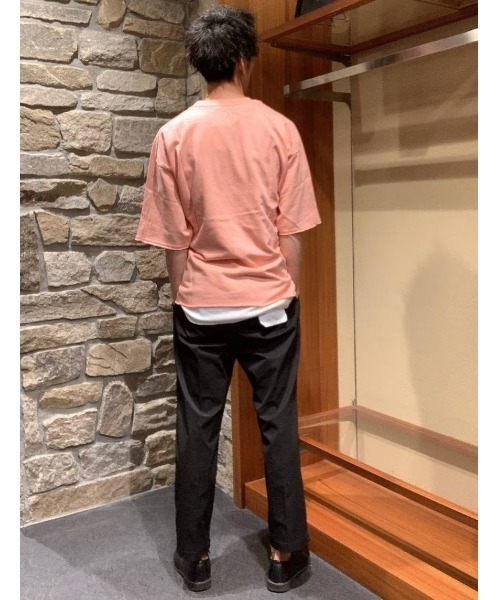 BAYFLOW（ベイフロー）の「【セットアイテム】レイヤードハーフスリーブTシャツ（Tシャツ/カットソー・メンズ・ブルー/グリーン/ピンク/ネイビー・MEDIUM/LARGE）」の14枚目の写真