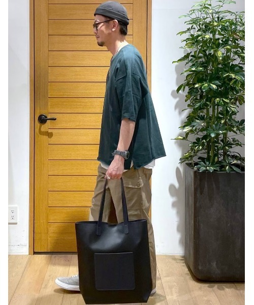 BAYFLOW（ベイフロー）の「【セットアイテム】レイヤードハーフスリーブTシャツ（Tシャツ/カットソー・メンズ・ブルー/グリーン/ピンク/ネイビー・MEDIUM/LARGE）」の10枚目の写真