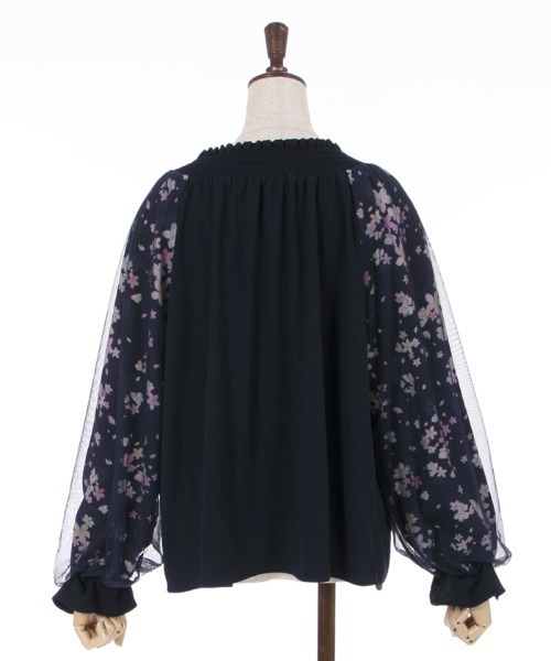axes femme ブルーミングサクラブラウス スカート キャミ 3点セット axes femme（アクシーズファム）の「ブルーミングサクラブラウス