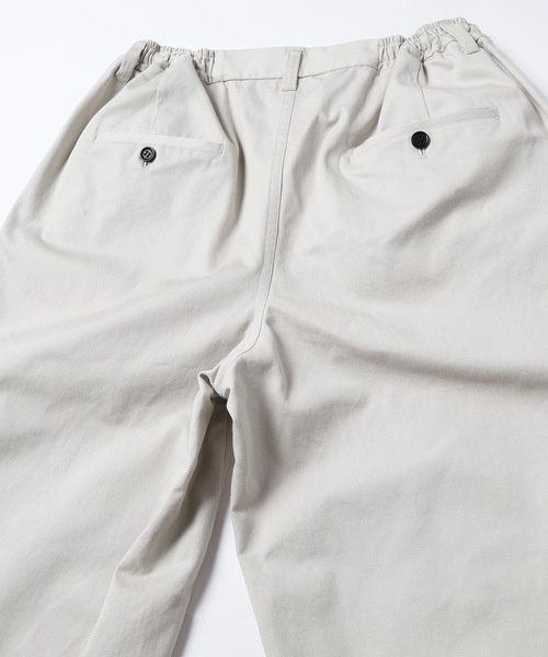 wonderland(ワンダーランド)の「Two tuck chino`s(チノパンツ・メンズ・アイボリー/ブラウン・M/L)」の7枚目の写真