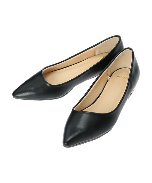 Green　Parks（グリーンパークス）の「・minia　ポインテットパンプス（パンプス・レディース・ブラック/グレイッシュベージュ/パイソン・S/M/L/LL）」の21枚目の写真