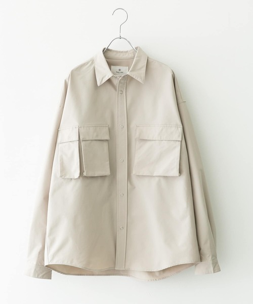 URBAN RESEARCH Sonny Label（アーバンリサーチサニーレーベル）の「『撥水』『セットアップ対応』3Dポケットシャツ（シャツ/ブラウス・メンズ・ブラック/ベージュ系その他/カーキ・MEDIUM/LARGE）」の3枚目の写真
