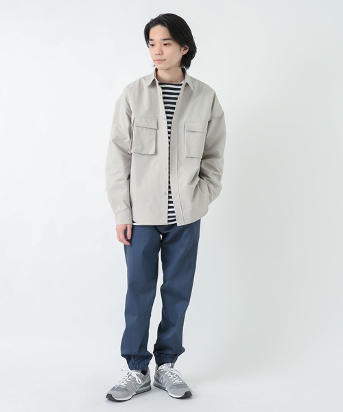 URBAN RESEARCH Sonny Label（アーバンリサーチサニーレーベル）の「『撥水』『セットアップ対応』3Dポケットシャツ（シャツ/ブラウス・メンズ・ブラック/ベージュ系その他/カーキ・MEDIUM/LARGE）」の10枚目の写真