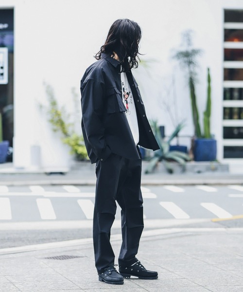 URBAN RESEARCH Sonny Label（アーバンリサーチサニーレーベル）の「『撥水』『セットアップ対応』3Dポケットシャツ（シャツ/ブラウス・メンズ・ブラック/ベージュ系その他/カーキ・MEDIUM/LARGE）」の15枚目の写真