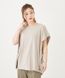 CUBE SUGAR（キューブシュガー）の「WEB限定フレンチスリーブプルオーバー（Tシャツ/カットソー）」