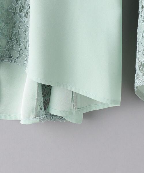 FLICKA（フリッカ）の「【別注】＜FLICKA＞レース コンビ ブラウス（シャツ/ブラウス・レディース・オフホワイト/ライム・FREE）」の16枚目の写真