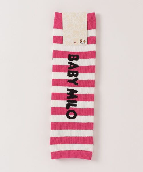 A BATHING APE（アベイシングエイプ）の「BABY MILO FRIENDS BABY LEG WARMERS KB（レッグウォーマー・キッズ・イエロー/ピンク/ブルー・FREE）」の4枚目の写真