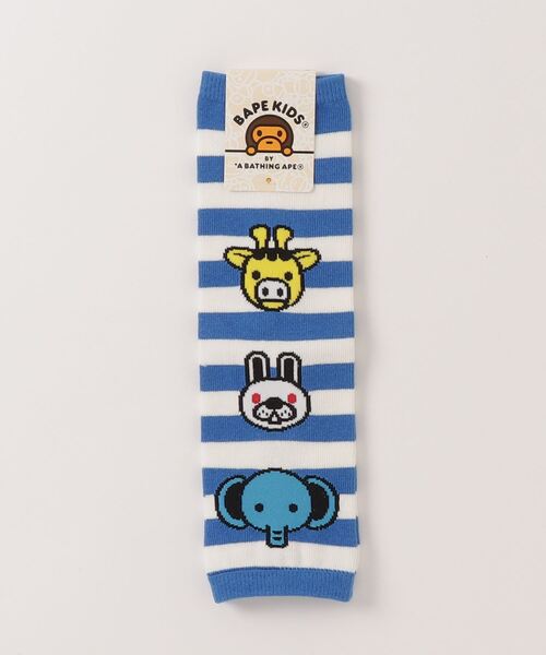 A BATHING APE（アベイシングエイプ）の「BABY MILO FRIENDS BABY LEG WARMERS KB（レッグウォーマー・キッズ・イエロー/ピンク/ブルー・FREE）」の5枚目の写真
