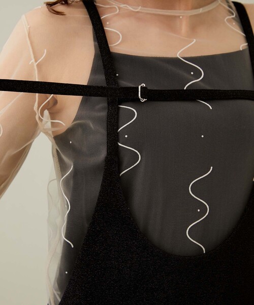 PoI（ポイ）の「【PoI/ポイ】ラメドレス（ドレス・レディース・ブラック/シルバー・1）」の18枚目の写真