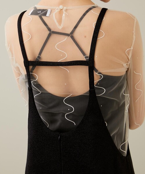 PoI（ポイ）の「【PoI/ポイ】ラメドレス（ドレス・レディース・ブラック/シルバー・1）」の16枚目の写真