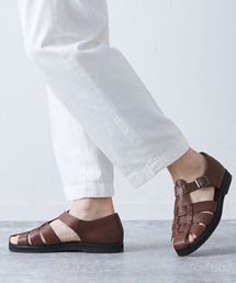 HERISSON | ”Made in Japan”【HERISSON / エリソン】レザー グルカ サンダル(サンダル)