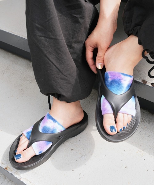 GUNZE(グンゼ)の「【GUNZE×TYPY】サンダルソックス(ソックス/靴下・レディース・ピンク/パープル/ブルー/ベージュ/オレンジ/ブルー系/イエロー/グレー・ONE SIZE)」の4枚目の写真