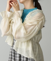 FREE'S MART | ◆シャーリングシアーブラウス(シャツ/ブラウス)