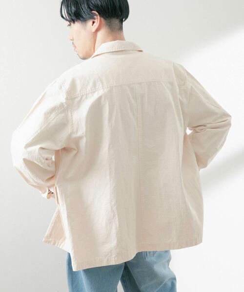 ITEMS URBANRESEARCH(アイテムズ アーバンリサーチ)の「Jungle Fatigue Cotton Jacket(ミリタリージャケット・メンズ・ベージュ/カーキ/チャコールグレー・MEDIUM/LARGE)」の6枚目の写真