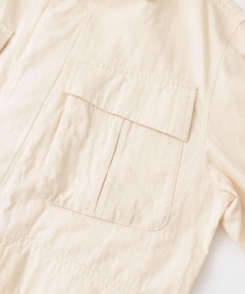 ITEMS URBANRESEARCH(アイテムズ アーバンリサーチ)の「Jungle Fatigue Cotton Jacket(ミリタリージャケット・メンズ・ベージュ/カーキ/チャコールグレー・MEDIUM/LARGE)」の9枚目の写真