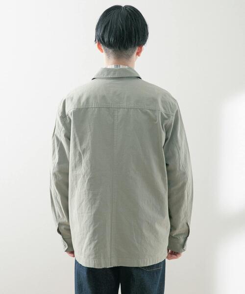 ITEMS URBANRESEARCH(アイテムズ アーバンリサーチ)の「Jungle Fatigue Cotton Jacket(ミリタリージャケット・メンズ・ベージュ/カーキ/チャコールグレー・MEDIUM/LARGE)」の16枚目の写真