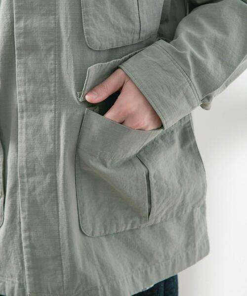 ITEMS URBANRESEARCH(アイテムズ アーバンリサーチ)の「Jungle Fatigue Cotton Jacket(ミリタリージャケット・メンズ・ベージュ/カーキ/チャコールグレー・MEDIUM/LARGE)」の19枚目の写真