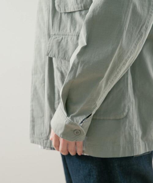 ITEMS URBANRESEARCH(アイテムズ アーバンリサーチ)の「Jungle Fatigue Cotton Jacket(ミリタリージャケット・メンズ・ベージュ/カーキ/チャコールグレー・MEDIUM/LARGE)」の20枚目の写真