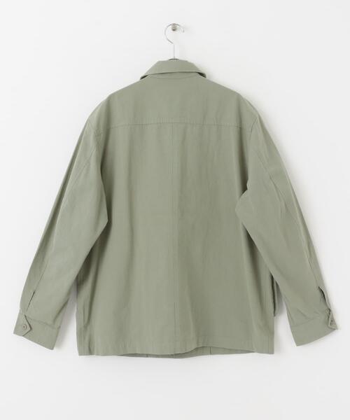 ITEMS URBANRESEARCH（アイテムズ アーバンリサーチ）の「Jungle Fatigue Cotton Jacket（ミリタリージャケット・メンズ・ベージュ/カーキ/チャコールグレー・MEDIUM/LARGE）」の19枚目の写真