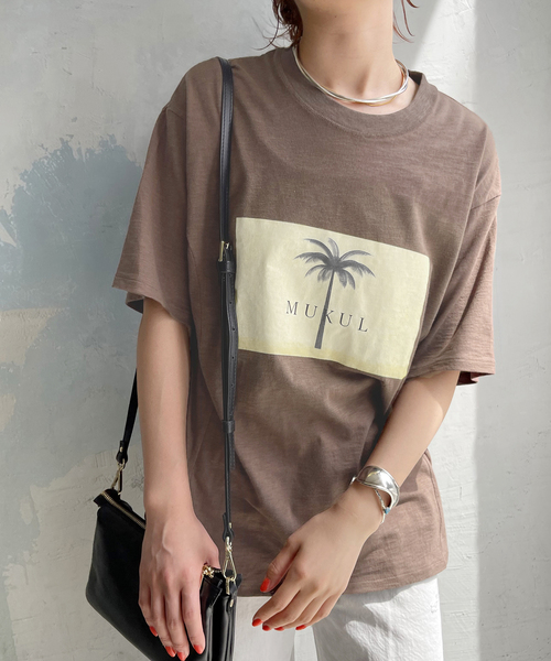 Cabana（カバナ）の「【Cabana/カバナ】MUKUL TEE（Tシャツ/カットソー・レディース・ホワイト/ベージュ/イエロー/ブラウン・36）」の11枚目の写真