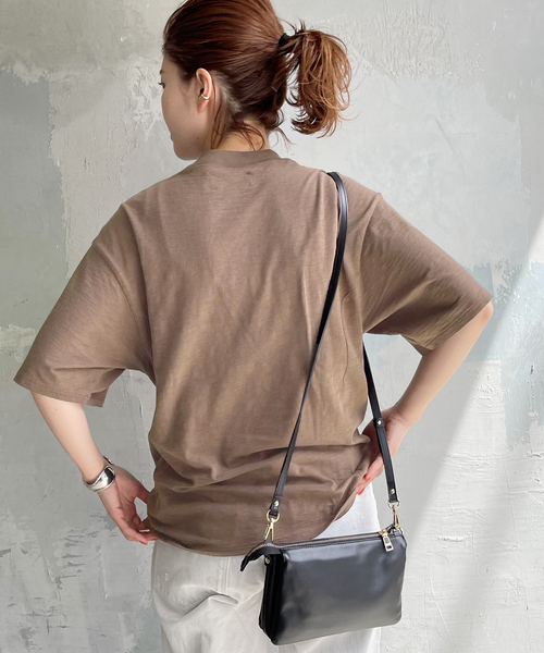 Cabana（カバナ）の「【Cabana/カバナ】MUKUL TEE（Tシャツ/カットソー・レディース・ホワイト/ベージュ/イエロー/ブラウン・36）」の15枚目の写真