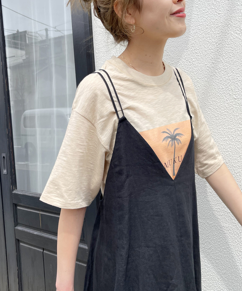 Cabana（カバナ）の「【Cabana/カバナ】MUKUL TEE（Tシャツ/カットソー・レディース・ホワイト/ベージュ/イエロー/ブラウン・36）」の22枚目の写真