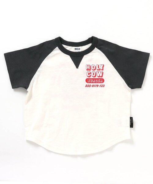 BREEZE(ブリーズ)の「レトロバーガー半袖Tシャツ(Tシャツ/カットソー・キッズ・オレンジ/ブラック・120/140/100/90/80/110/130)」の8枚目の写真