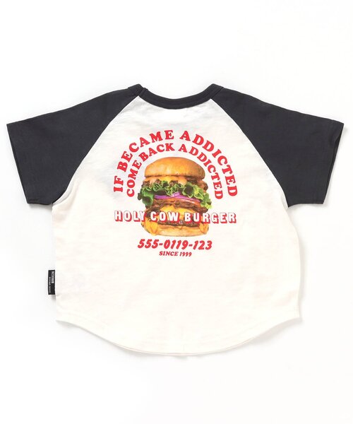 BREEZE(ブリーズ)の「レトロバーガー半袖Tシャツ(Tシャツ/カットソー・キッズ・オレンジ/ブラック・120/140/100/90/80/110/130)」の10枚目の写真