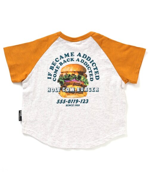 BREEZE(ブリーズ)の「レトロバーガー半袖Tシャツ(Tシャツ/カットソー・キッズ・オレンジ/ブラック・120/140/100/90/80/110/130)」の11枚目の写真
