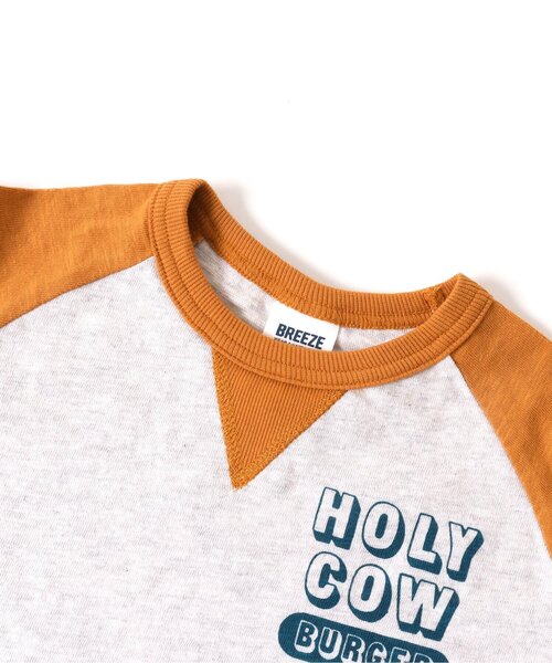 BREEZE(ブリーズ)の「レトロバーガー半袖Tシャツ(Tシャツ/カットソー・キッズ・オレンジ/ブラック・120/140/100/90/80/110/130)」の12枚目の写真