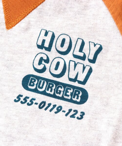BREEZE(ブリーズ)の「レトロバーガー半袖Tシャツ(Tシャツ/カットソー・キッズ・オレンジ/ブラック・120/140/100/90/80/110/130)」の13枚目の写真