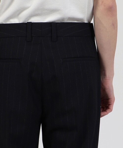 TOMORROWLAND （トゥモローランド）の「ウール フロントダーツストレートパンツ（スラックス・メンズ・ホワイト系その他/ネイビー・S/M/XS）」の8枚目の写真