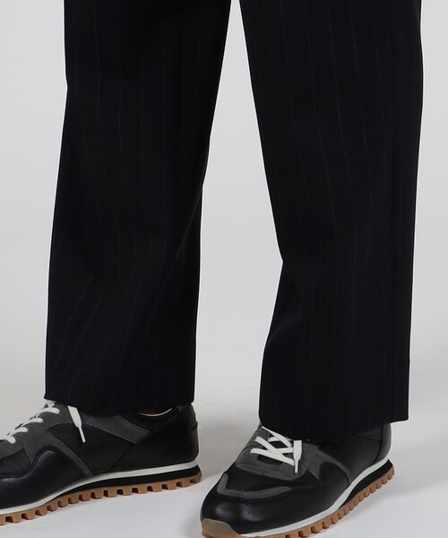 TOMORROWLAND （トゥモローランド）の「ウール フロントダーツストレートパンツ（スラックス・メンズ・ホワイト系その他/ネイビー・S/M/XS）」の11枚目の写真