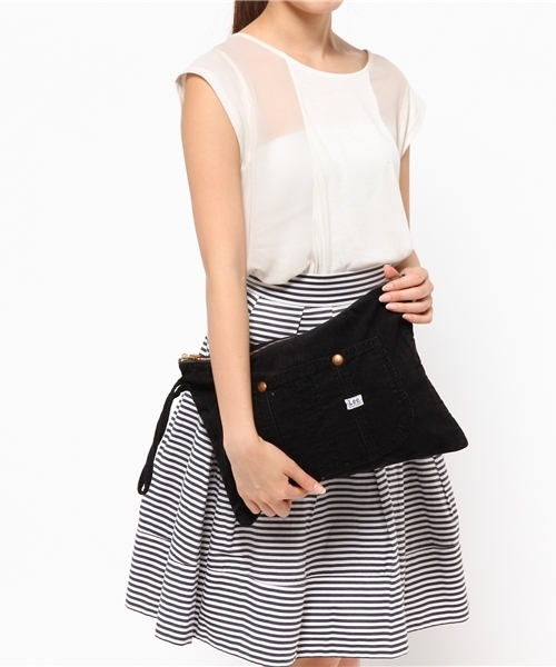 Lee（リー）の「【Ciaopanic】 LEEクラッチバック（クラッチバッグ・レディース・ホワイト/ブルー/ネイビー/ピンク/ブラック/グレー・FREE）」の16枚目の写真