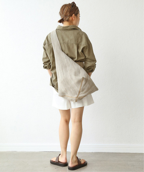 CELERIチノストレッチシャツ、ショートパンツセット