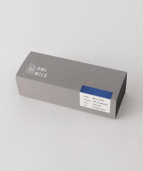 BEAUTY&YOUTH UNITED ARROWS（ビューティーアンドユースユナイテッドアローズ）の「＜OWL MILS＞ E-OM-003/アイウェア（メガネ・メンズ・ブラック/グレー・FREE）」の9枚目の写真